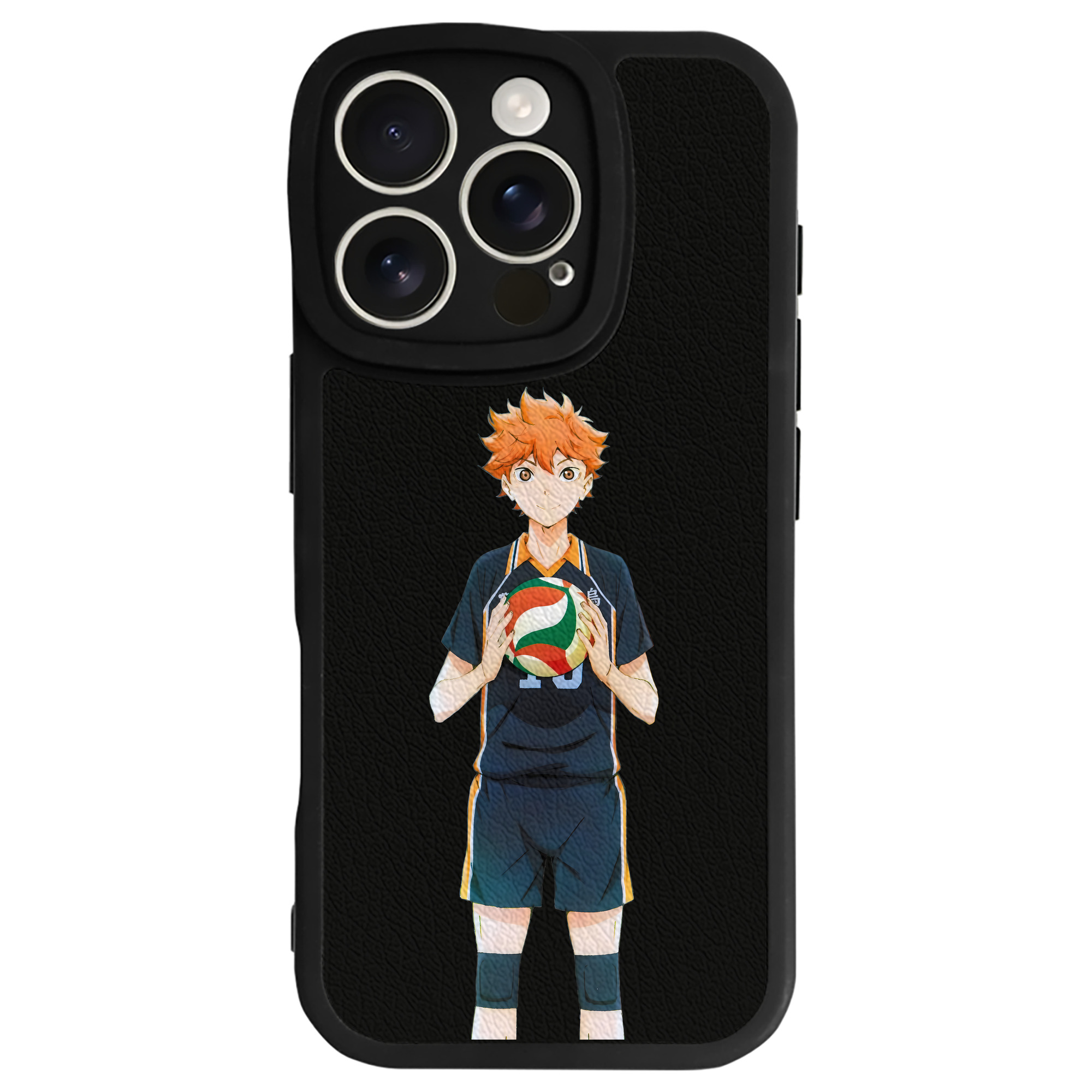 （画像用） ハイキュー!! Haikyu!! 【iPhone 16シリーズ対応】シリコンスマホケース（レザー調） 材質：シリコン